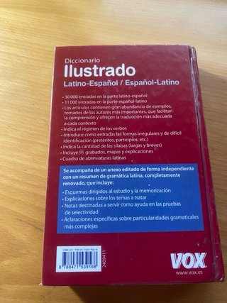 Diccionario Ilustrado Latín. Latino-Español/ Es...