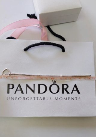 Pulsera Pandora Plata 18 cm.