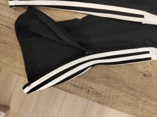 Pantalones Adidas Negros con Rayas Blancas mujer
