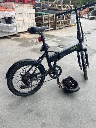 Bicicleta Eléctrica Plegable Negra