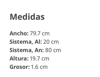 VEDDINGE IKEA FRENTE DE CAJÓN BLANCO 80x20 CM