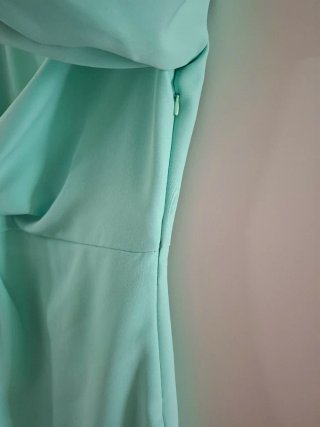 Vestido Coosy verde azulado talla XS.