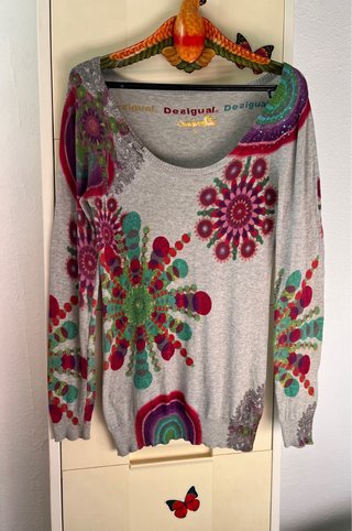 Jersey Desigual Multicolor Talla 40