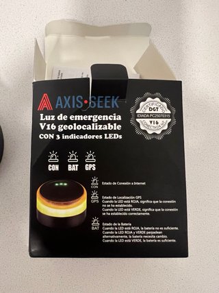 Luz de emergencia V16 DGT