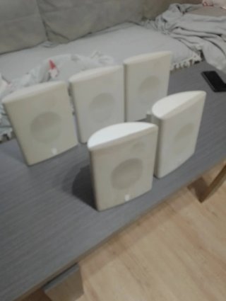 Lote 5 Altavoces Yamaha Blancos