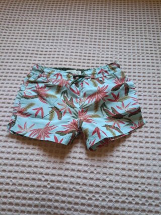 Bañador niño estampado tropical