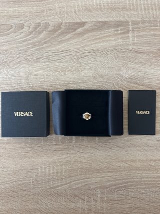 Anello Versace Medusa Oro e Argento