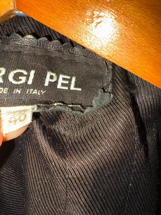 Giacca trench lunga da donna vera pelle vintage