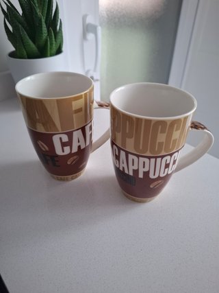 Tazas de cerámica Café y Cappuccino
