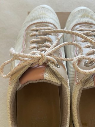 Zapatillas Parfois  Beige/Blanco /Rosa / Talla 40