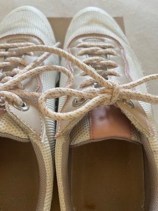 Zapatillas Parfois  Beige/Blanco /Rosa / Talla 40