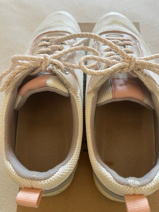 Zapatillas Parfois  Beige/Blanco /Rosa / Talla 40