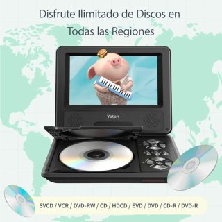 Reproductor DVD Portátil Yoton YD075
