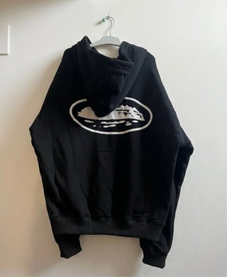 Chaqueta Corteiz Negra Cremallera