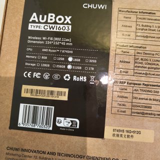 Mini PC Aubox Ryzen 7 8745HS 16GB 512GB
