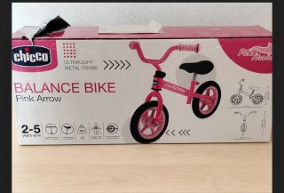 Bicicleta sin pedales Chicco Pink Arrow