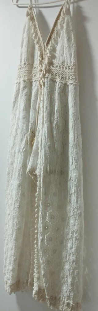 Mono corto blanco encaje