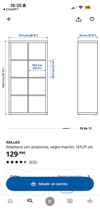 Kallax Estantería  Ikea