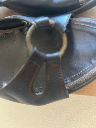 Sandalias Patricia Tacon Tachuelas Marrones