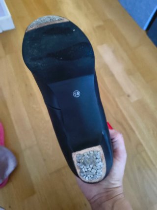 Zapatos Flamenca Negros con Cordones