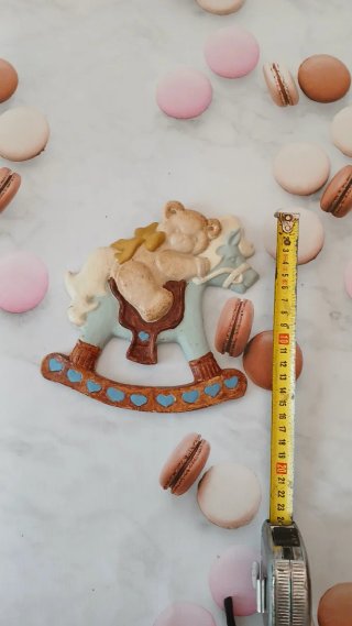 Caballo balancín infantil decorativo