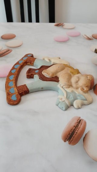 Caballo balancín infantil decorativo