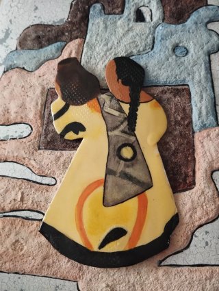 Cuadro decorativo figura nativa americana