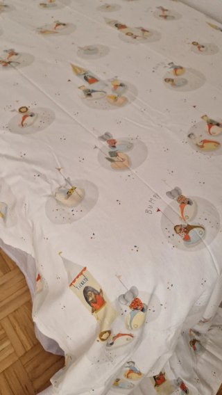 Sábana Infantil Zara Home Estampada