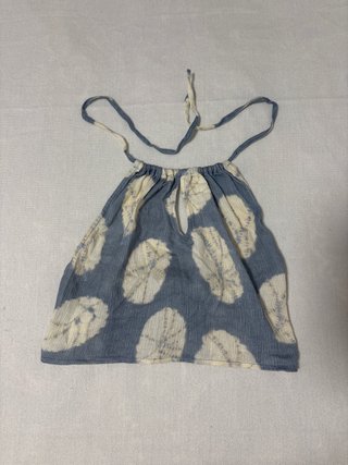 Top playero estampado