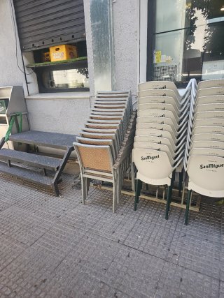 Mesas y Sillas Hostelería San Miguel