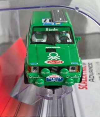 COCHE SCALEXTRIC ADVANCE FIAT PANDA-DAKAR NUEVO