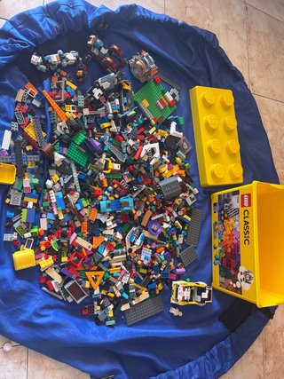 Cesta Grande LEGO Classic con Piezas