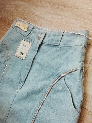 Vintage Gonna denim tgM azzurro
