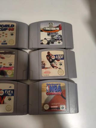 Giochi Nintendo 64: FIFA, NBA, F1