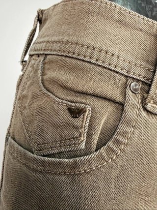 Armani Jeans Donna W28 IT42 Beige Skinny Elastico