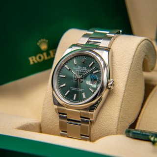 Rolex Datejust 126200 Esfera Verde 36mm