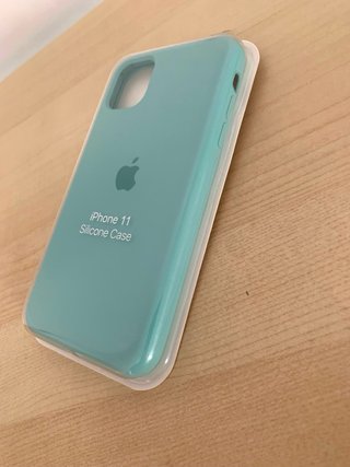 Funda iPhone 11 Silicone Case Turquesa
