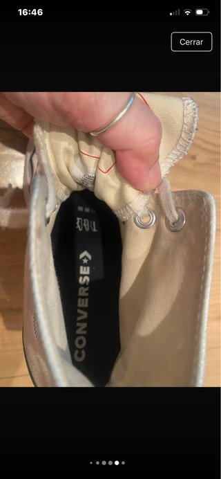 Converse plataforma talla 39