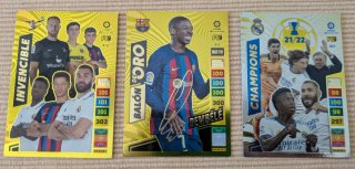 3 Cromos Adrenalyn XL LaLiga Santander