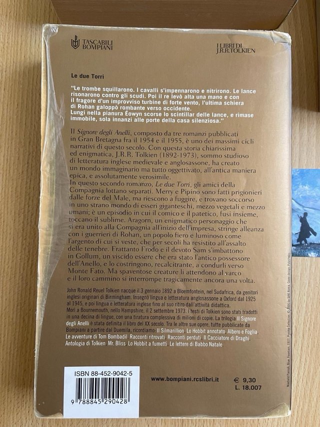 Tolkien Il Signore degli Anelli Bompiani 2002/2003