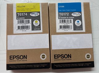 Cartuchos Tinta Epson T6174 T6172 Amarillo Cyan