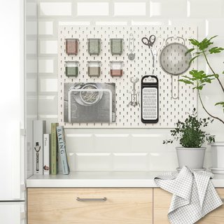 Contenitori SKÅDIS IKEA con coperchio bianco (confezione da 3 pz)