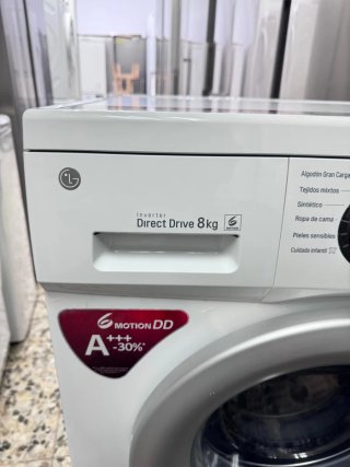 Lavadora LG 8kg A+++ con garantía + transporte