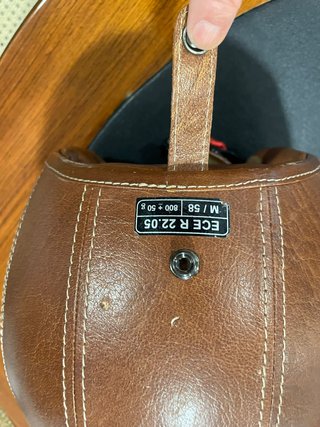 Casco Royal Enfield Piel Vintage
