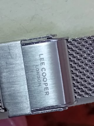 Orologio Lee Cooper London Argento Bianco