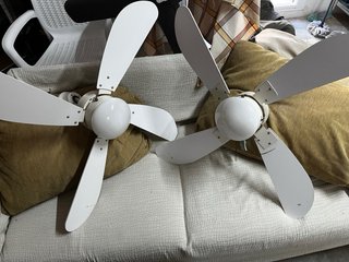 2 Ventiladores de Techo Blancos