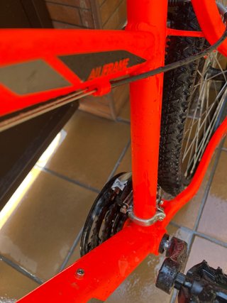 Bicicleta B-Twin Naranja Adulto