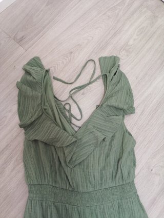 Mono verde Pero chica talla L.