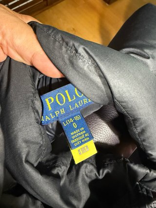 Chaleco plumífero Polo Ralph Lauren negro