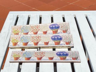 Piastrelle vintage decorative